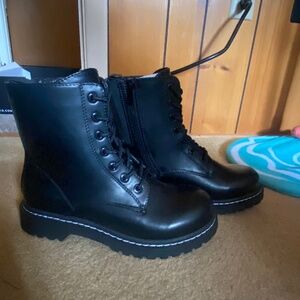 Torrid Black Combat Boots